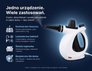 Myjka parowa – jedno urządzenie, wiele zastosowań