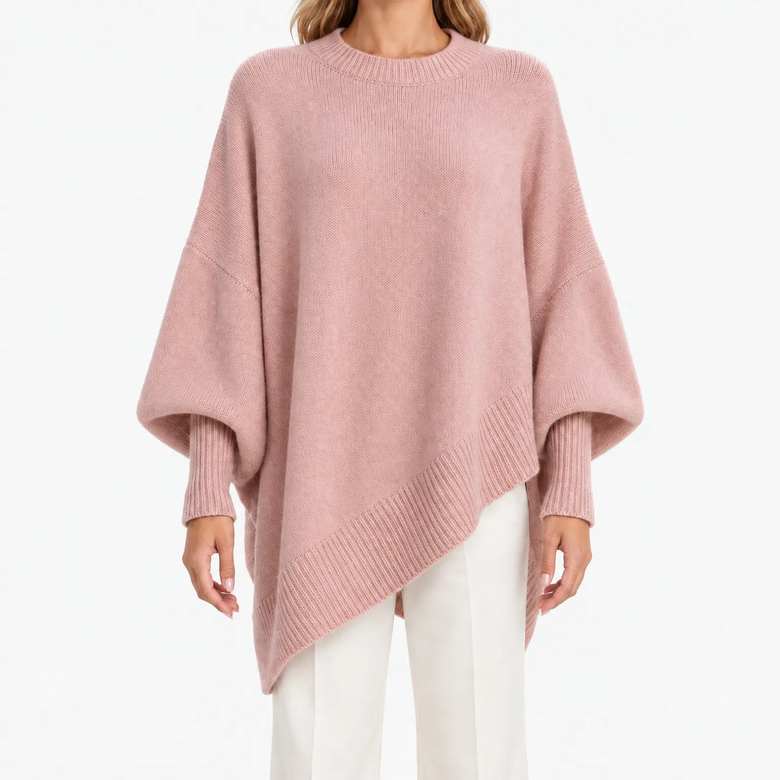 Sweter Damski Oversize z Rękawami Nietoperz