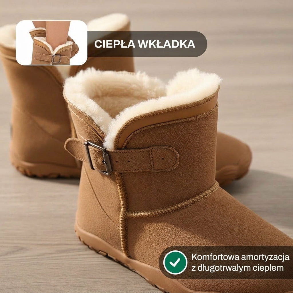 Buty barefoot z ciepłą wkładką i komfortową amortyzacją