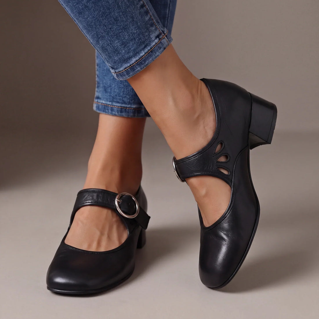 Zofira | Buty Mary Jane w stylu retro