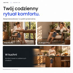 Codzienny rytuał komfortu – użycie przy biurku, po długim dniu i w kuchni
