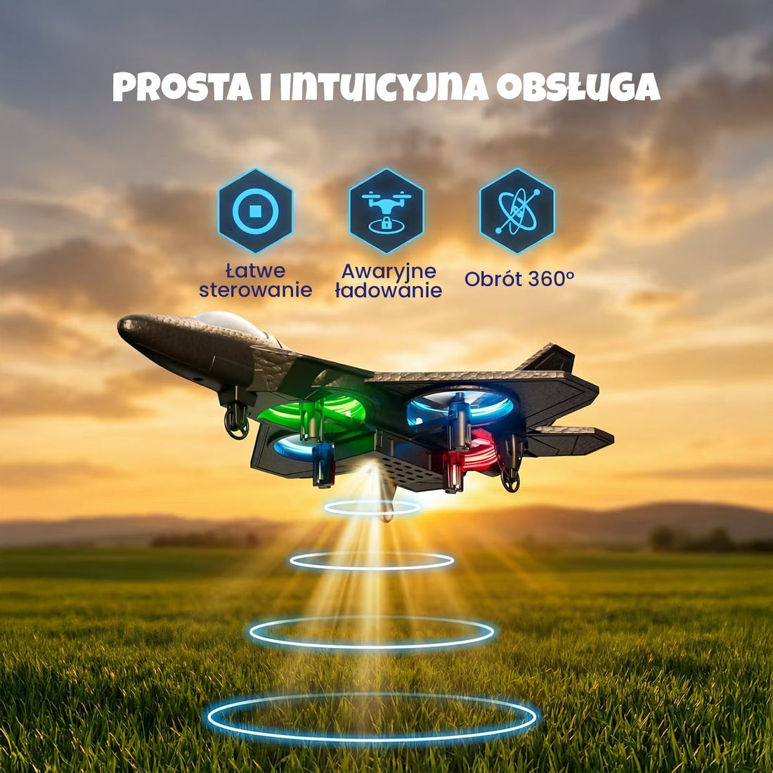 Samolot Aerovix – prosta i intuicyjna obsługa