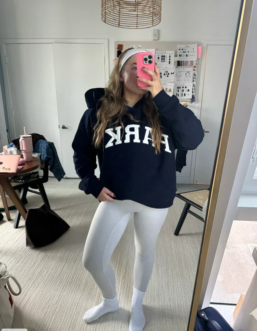 Varsitella - Navy with White Letters