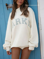 Varsitella - White with Sage Letters