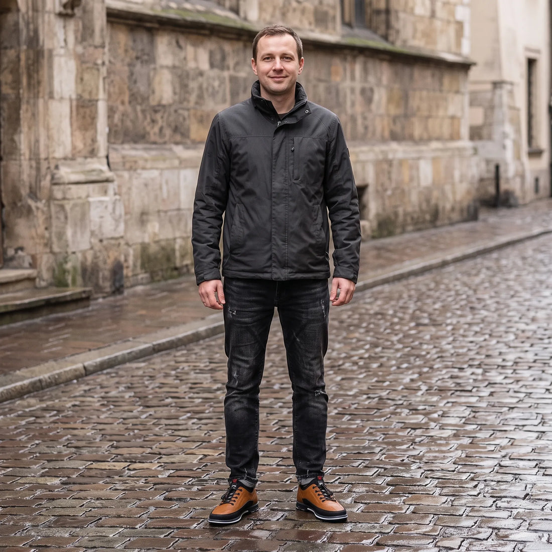 Buty Skórzane Męskie Premium Sznurowane, na Co Dzień i do Pracy