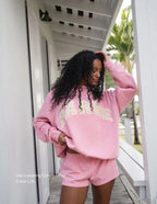 Varsitella - Pink with Cream Letters