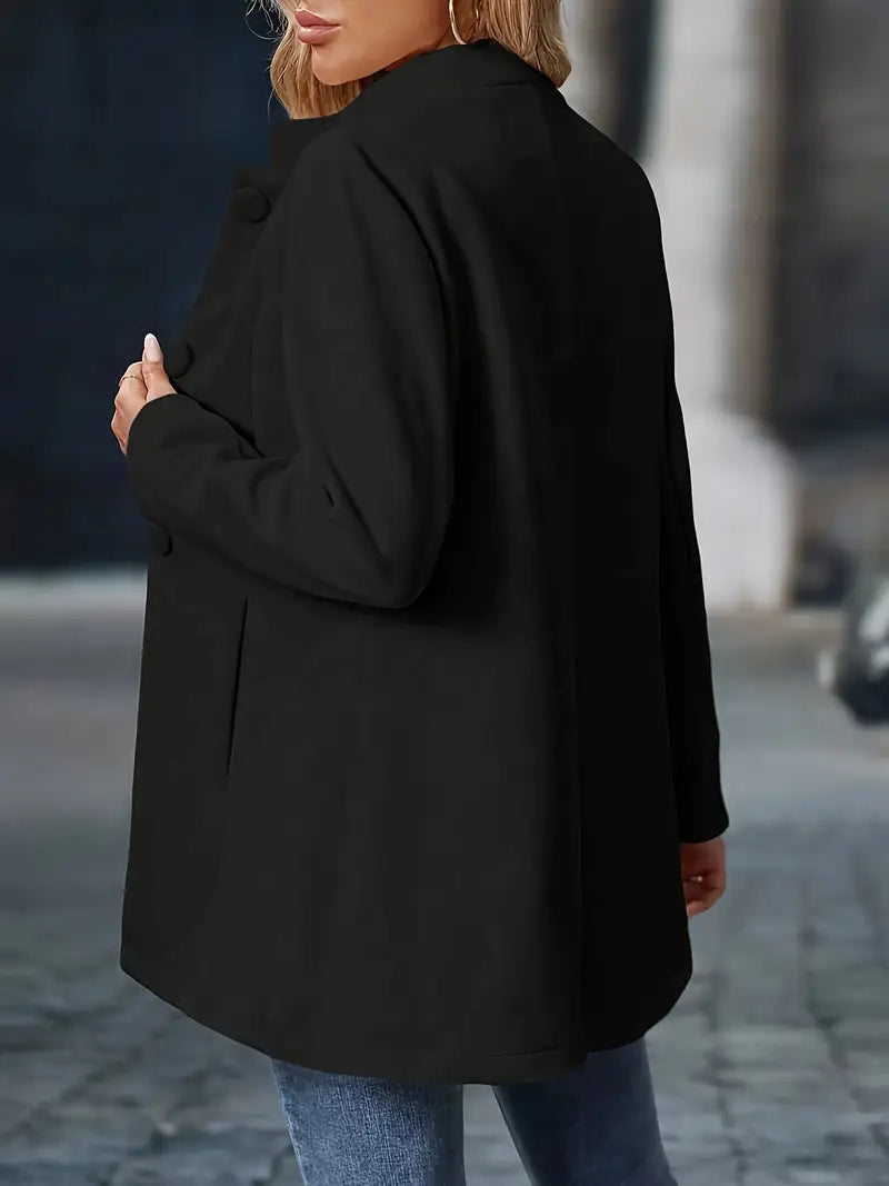 Sofia - Elegancki Płaszcz Zimowy Damski z Guzikami