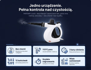 Myjka parowa – jedno urządzenie, pełna kontrola nad czystością