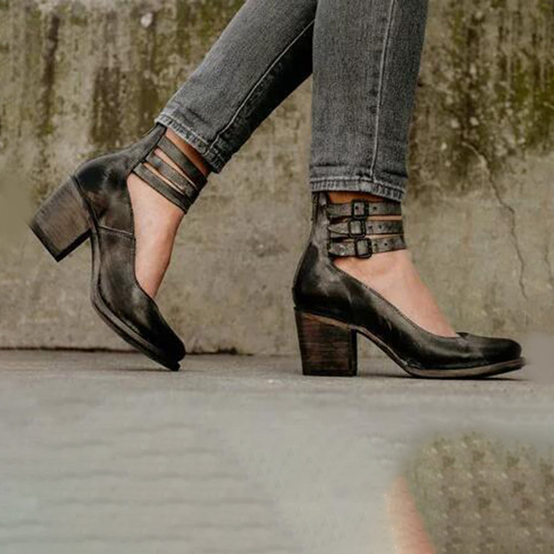 Heelora - Damskie Buty na Obcasie z Antypoślizgową Podeszwą