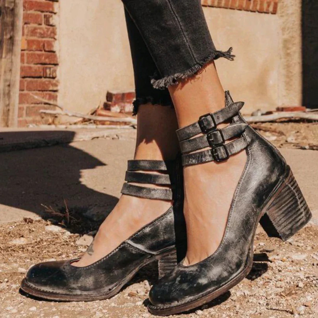 Heelora - Damskie Buty na Obcasie z Antypoślizgową Podeszwą