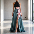 Bloomara - Elegancka Sukienka Maxi O Linii A