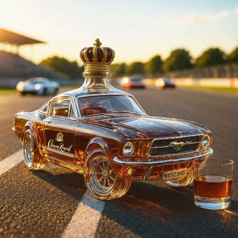Vintago - Karafka do Whisky w Kształcie Samochodu Mustang - Styl Premium