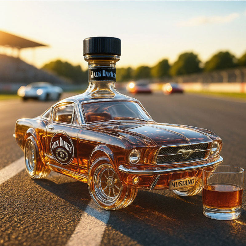 Vintago - Karafka do Whisky w Kształcie Samochodu Mustang - Styl Elegancki