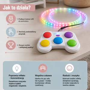 Refleo – Interaktywna Gra Refleksowa LED