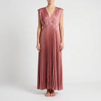 Pleatoria - Elegancka Sukienka Plisowana Maxi