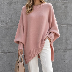 Sweter Damski Oversize z Rękawami Nietoperz