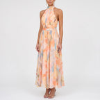 Vloria - Elegancka Sukienka Maxi Z Dekoltem Halter