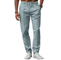 Camden - Spodnie Garniturowe Męskie Slim Fit - Jasnoniebieski