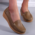 Willora - Mokasyny Ortopedyczne Wsuwane - Khaki