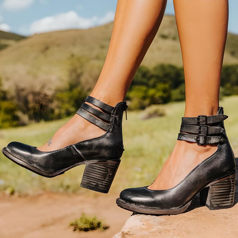 Heelora - Damskie Buty na Obcasie z Antypoślizgową Podeszwą