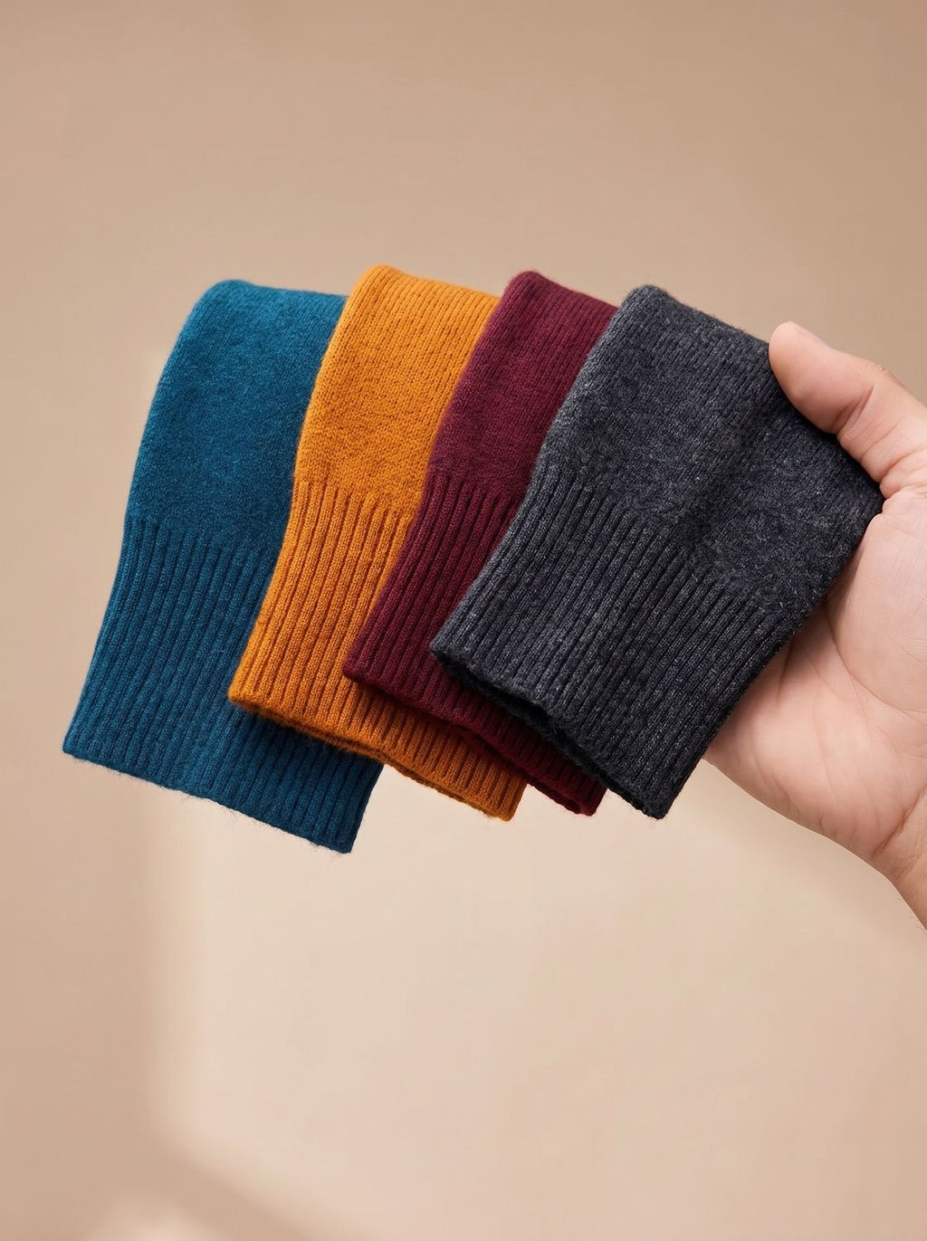 Simeon - Sweter Męski ze Stójką i Zamkiem Half-Zip