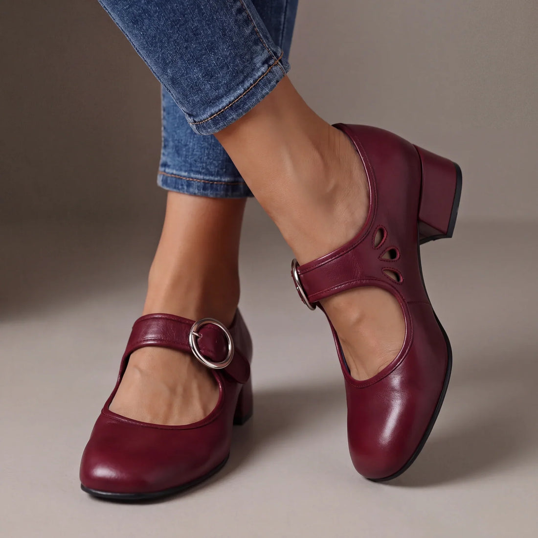Zofira | Buty Mary Jane w stylu retro