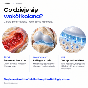 Schemat: co dzieje się wokół kolana