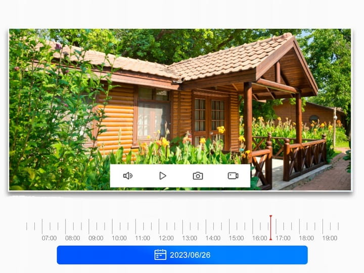 Podgląd nagrań z kamery w aplikacji mobilnej