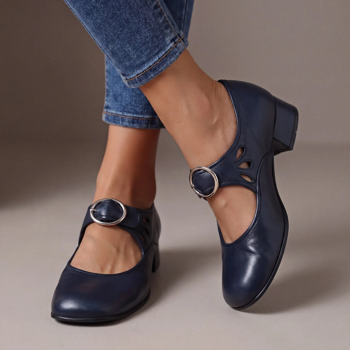 Zofira | Buty Mary Jane w stylu retro