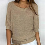 Louvella - Elegancki Sweter Damski z Dzianiny